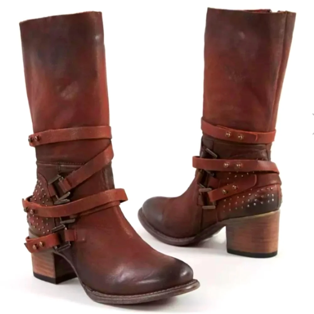 Freebird COY Rust Boots Size 9 - Picture 11 of 12